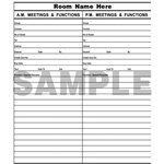 1 Room - 2 times a day