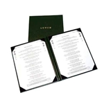 2 Piece Menu/Wine List Cover