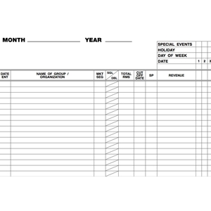 Premium Group Rooms Control Book