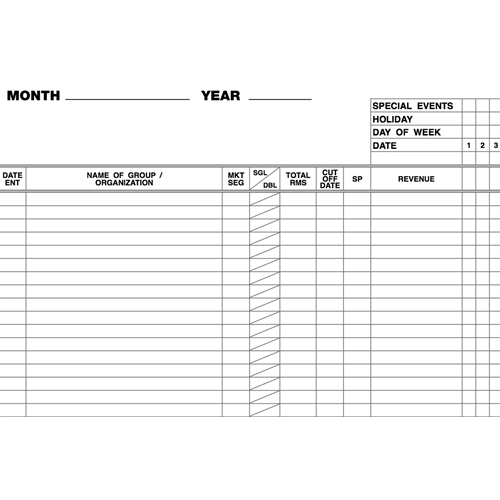 Premium Group Rooms Control Book