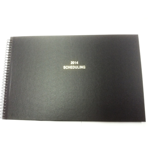 Custom Weekly Office Scheduling Book